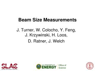 Beam Size Measurements