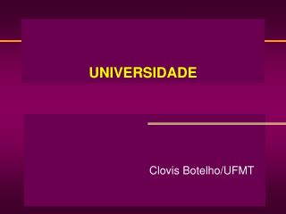 UNIVERSIDADE