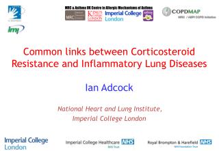 Common links between Corticosteroid Resistance and Inflammatory Lung Diseases