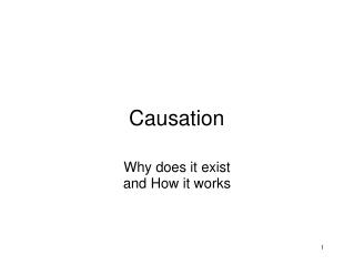 Causation