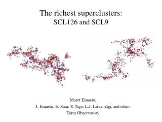 The richest superclusters: SCL126 and SCL9