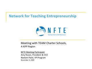 Network for Teaching Entrepreneurship