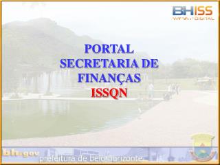 PORTAL SECRETARIA DE FINANÇAS ISSQN