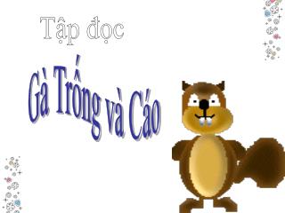 Gà Trống và Cáo