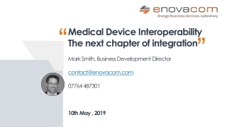 Medical Device Interoperability The next chapter of integration