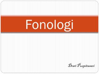 Fonologi