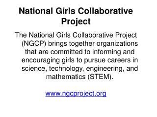 National Girls Collaborative Project