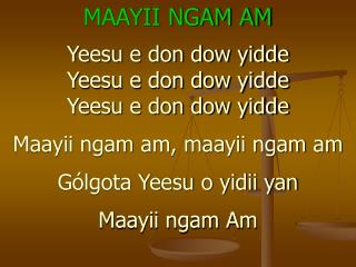 MAAYII NGAM AM
