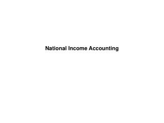 National Income Accounting