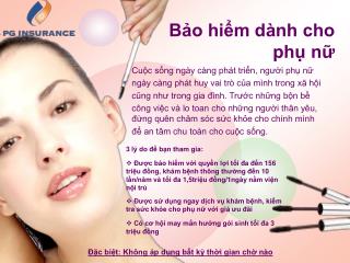 Bảo hiểm dành cho phụ nữ