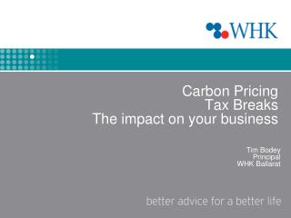 Carbon Pricing Tax Breaks The impact on your business