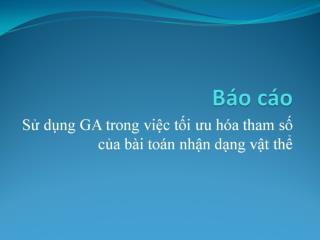 Báo cáo