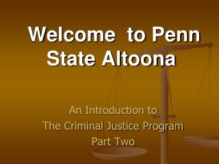 Welcome to Penn State Altoona