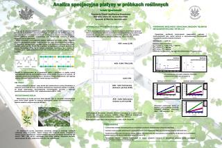 Analiza specjacyjna platyny w próbkach roślinnych Jakub Ignatowski