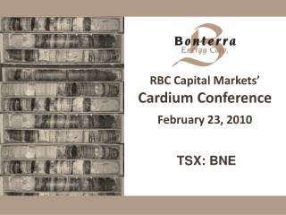 RBC Capital Markets’ Cardium Conference February 23, 2010