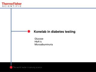 Konelab in diabetes testing