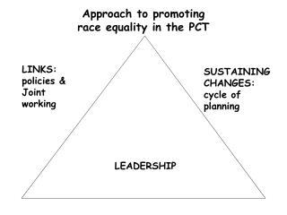 Approach to promoting race equality in the PCT