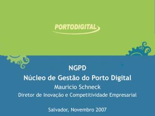 NGPD Núcleo de Gestão do Porto Digital Mauricio Schneck