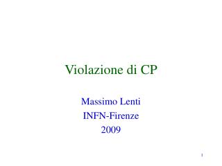 Violazione di CP