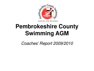 Pembrokeshire County Swimming AGM