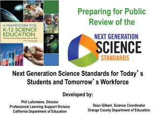 Preparing for Public Review of the