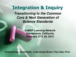 Integration &amp; Inquiry