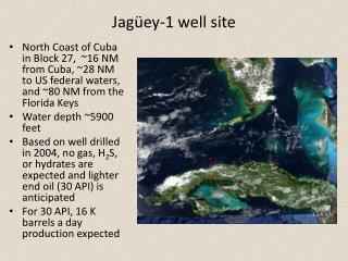 Jagüey -1 well site