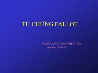 TỨ CHỨNG FALLOT