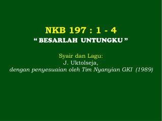 NKB 197 : 1 - 4