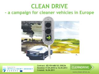 CLEAN DRIVE – a campaign for cleaner vehicles in Europe
