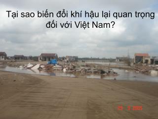 Tại sao biến đổi khí hậu lại quan trọng đối với Việt Nam?