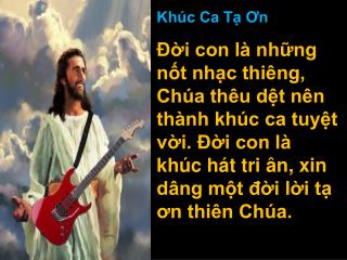 Khúc Ca Tạ Ơn