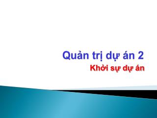 Quản trị dự án 2