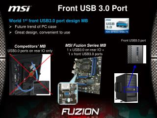 Front USB 3.0 Port