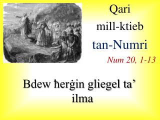 Qari mill-ktieb tan-Numri Num 20, 1-13