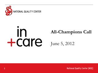 All-Champions Call June 5, 2012