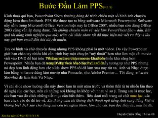 Bước Đầu Làm PPS (v:1.9)