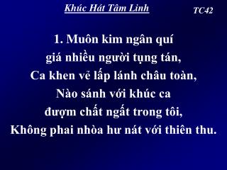 Khúc Hát Tâm Linh