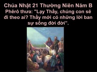 Chúa Nhật 2 1 Thường Niên Năm B