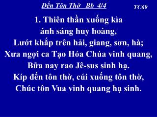 Ðến Tôn Thờ Bb 4/4