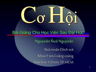 C ơ H ội