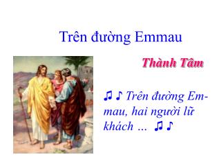 TRÊN ĐƯỜNG EMMAU