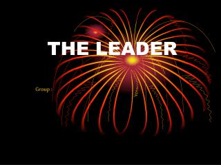 THE LEADER