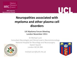 MRC Centre for Neuromuscular Disease