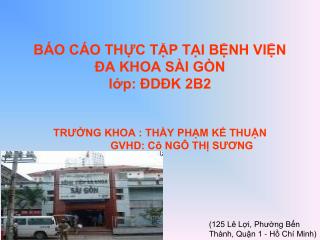 (125 Lê Lợi, Phường Bến Thành, Quận 1 - Hồ Chí Minh)