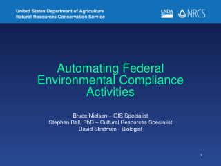 Automating Federal Environmental Compliance Activities