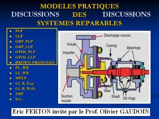 MODELES PRATIQUES DES SYSTEMES REPARABLES