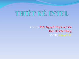 THIẾT KẾ INTEL