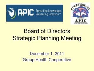 Board of Directors Strategic Planning Meeting