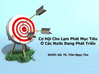 Cơ Hội Cho Lạm Phát Mục Tiêu Ở Các Nước Đang Phát Triển